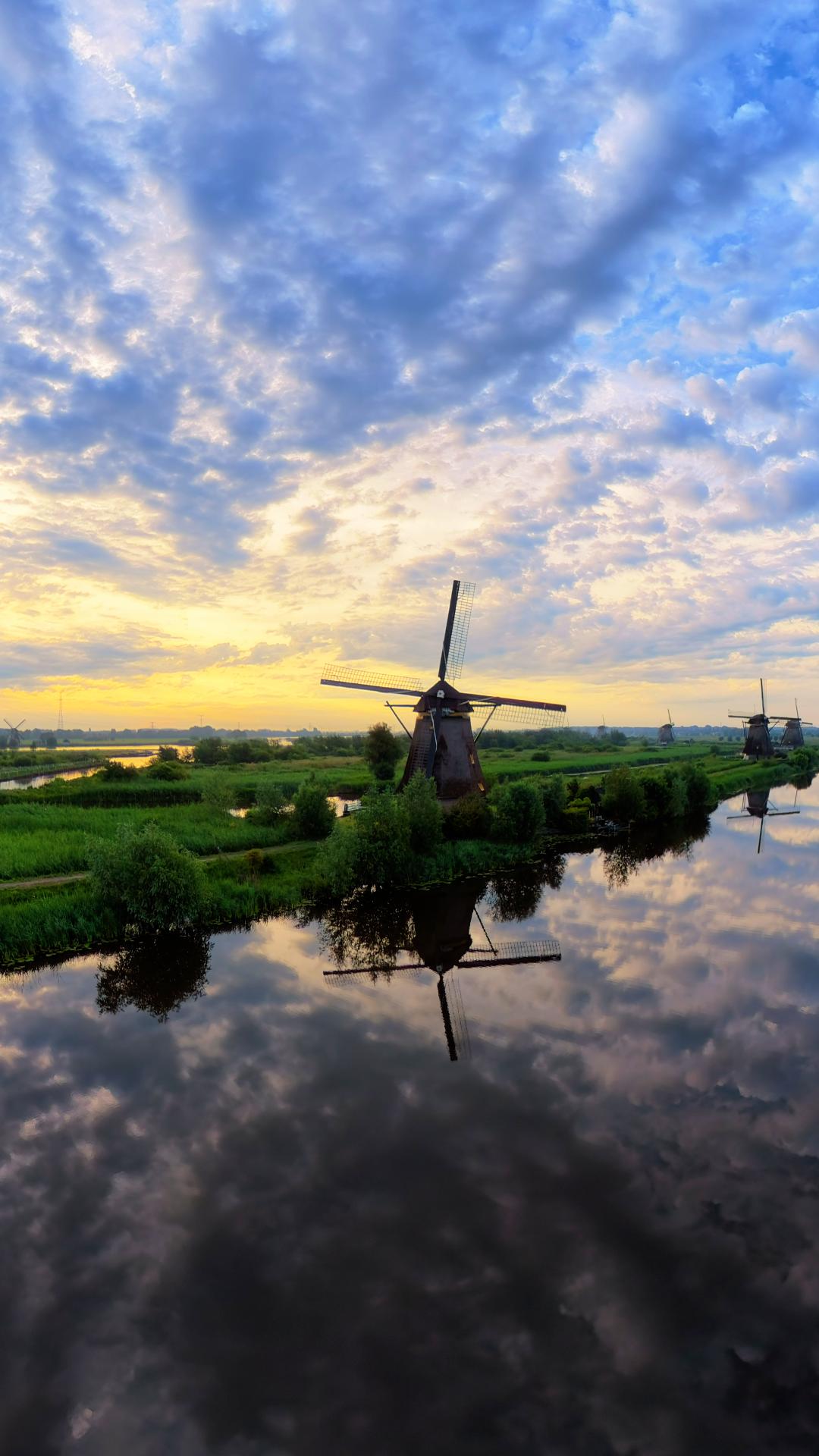 Kinderdijk aerial drone project